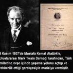 Mark Twain Cemiyeti’nin 1937 Yılındaki Özel Anı: Atatürk’e Verilen Madalya