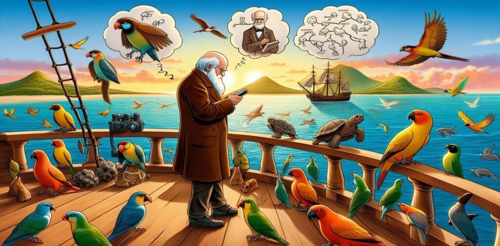 🧬 Le Grand Tournant de l’Évolution : Charles Darwin et L’Origine des Espèces