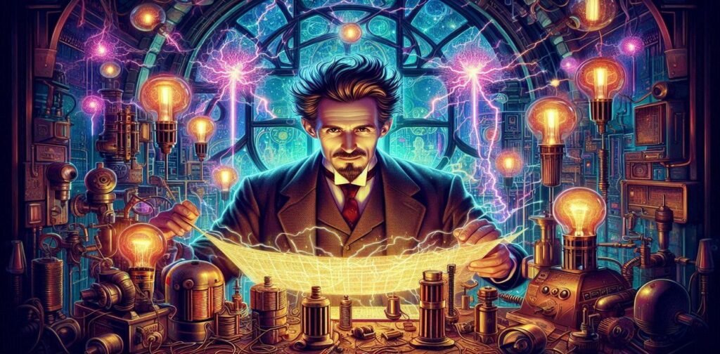 Nikola Tesla : L’esprit Brillant et le Magicien de l’Électricité du Monde Moderne ⚡🤓