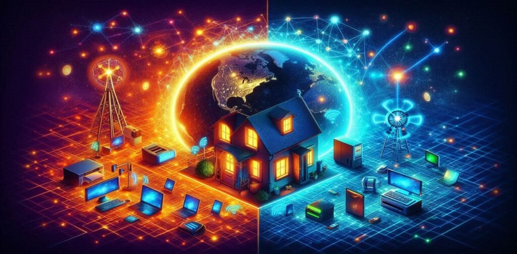 🌐 LAN ve WAN Ağları: Ağ Dünyasının İki Büyük Yıldızı