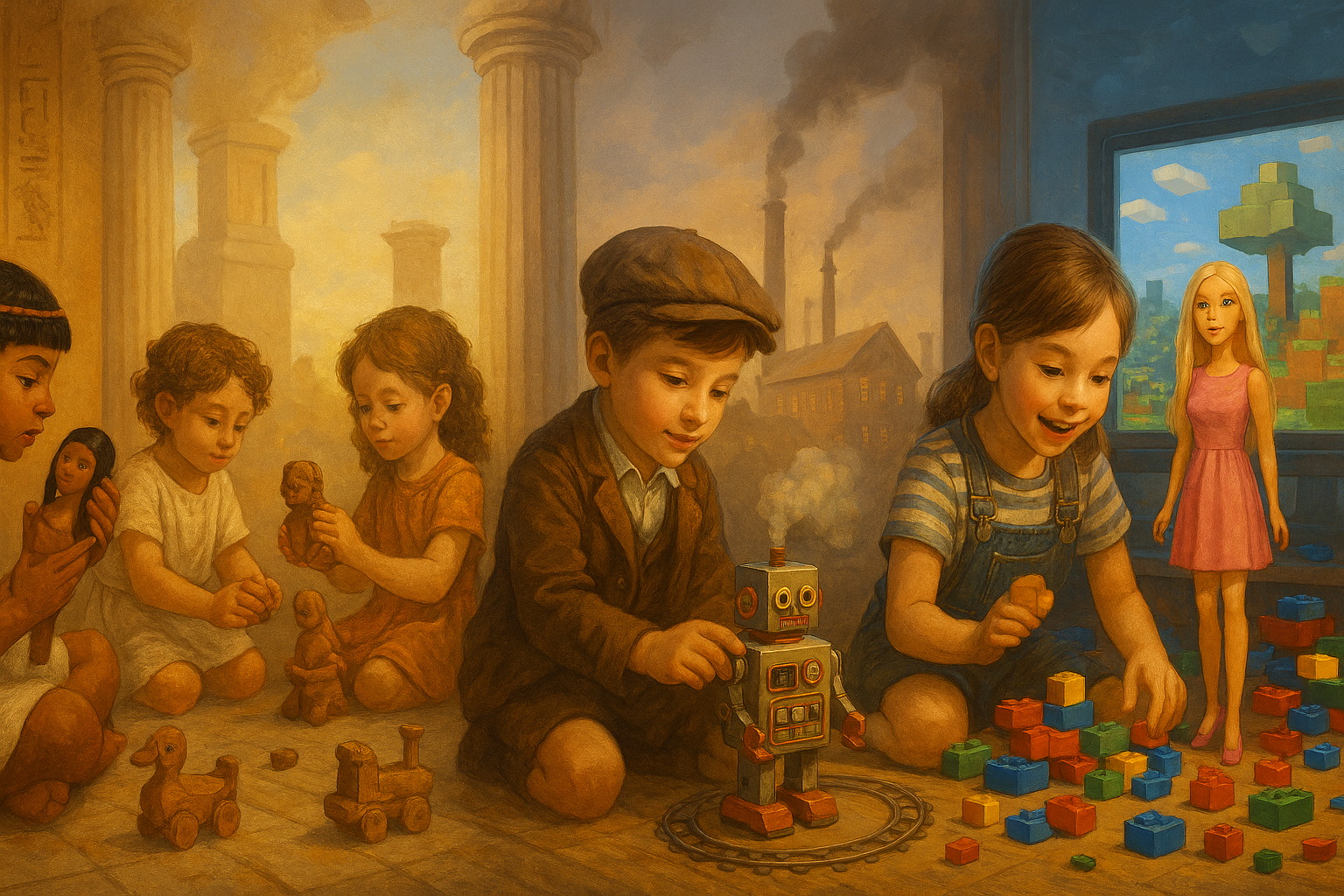 🧸 Oyuncakların İcadı: İnsanlığın Yaratıcılığının İzleri