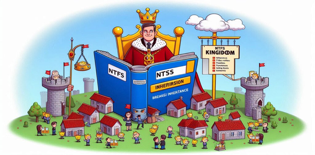 💻 Koskoca Dosyanın Güvenliği: NTFS Yetkileri, Inheritance ve Replacement Macerası!