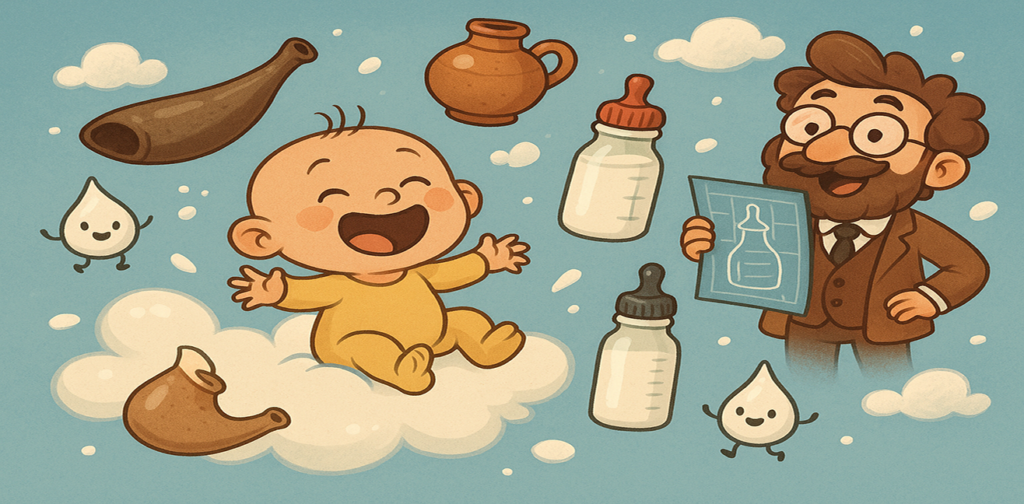 🍼 L’invention du biberon : Un petit flacon, une grande révolution dans les soins aux bébés