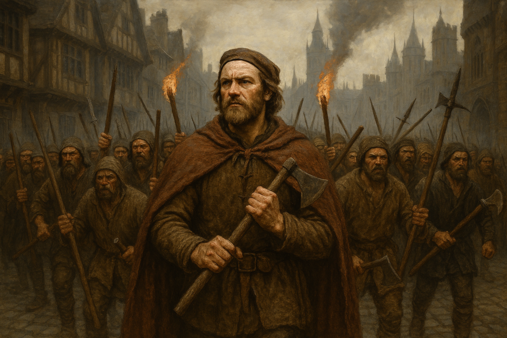 Wat Tyler et la Révolte des Paysans de 1381 : Les Jours Sombres et Chaotiques de Londres ⚔️🔥