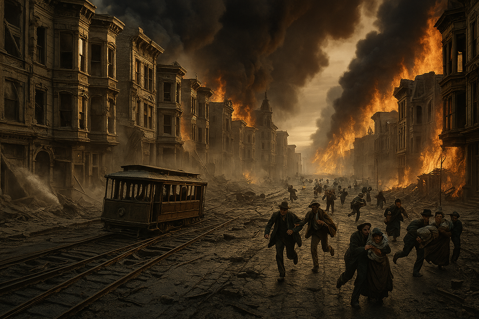 🌉 Le tremblement de terre de San Francisco de 1906 : l’un des désastres les plus dévastateurs de l’histoire