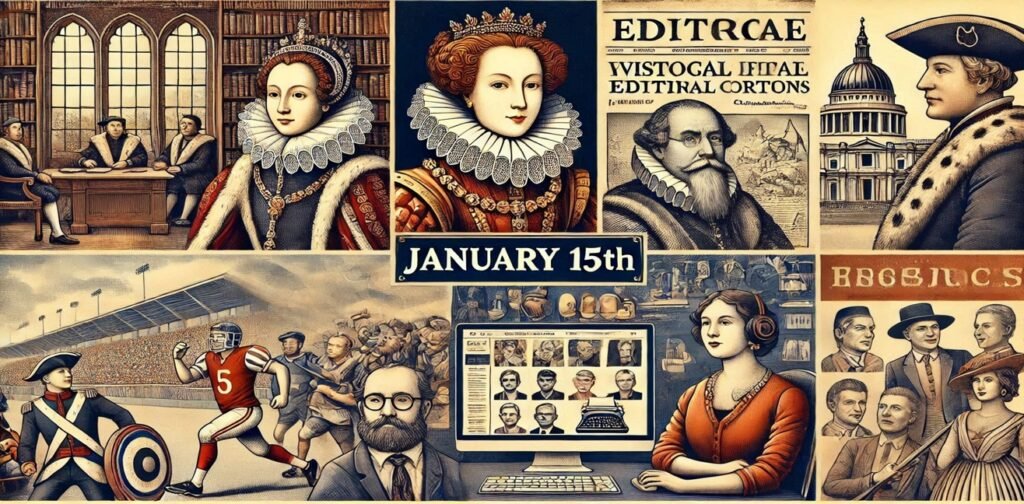 Ce Jour dans l’Histoire : Événements Marquants du 15 Janvier