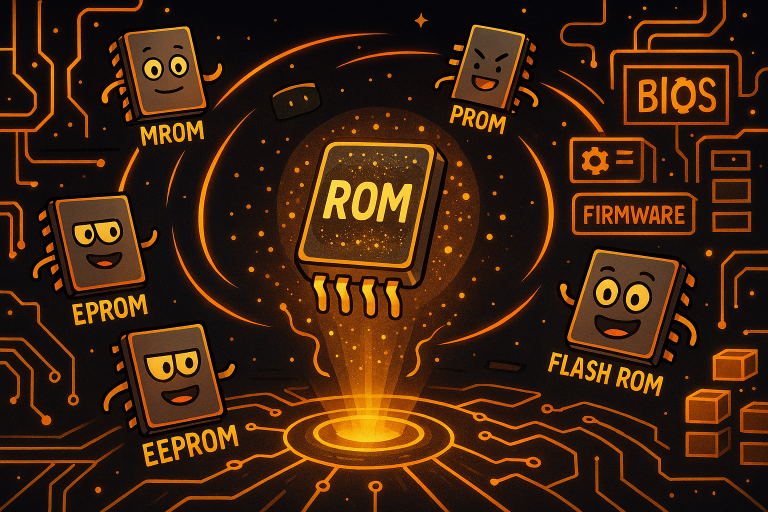 Types of ROM and Operating Principles: The Eternal World of Memory 🧠💾