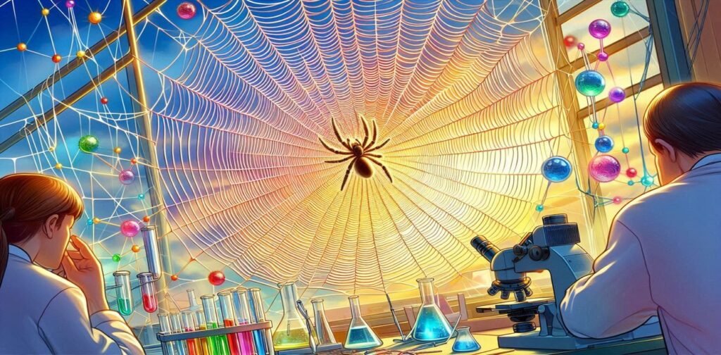 🕸️ Örümcekler ve Süper Malzemeler: Doğanın Minik Mühendisleri