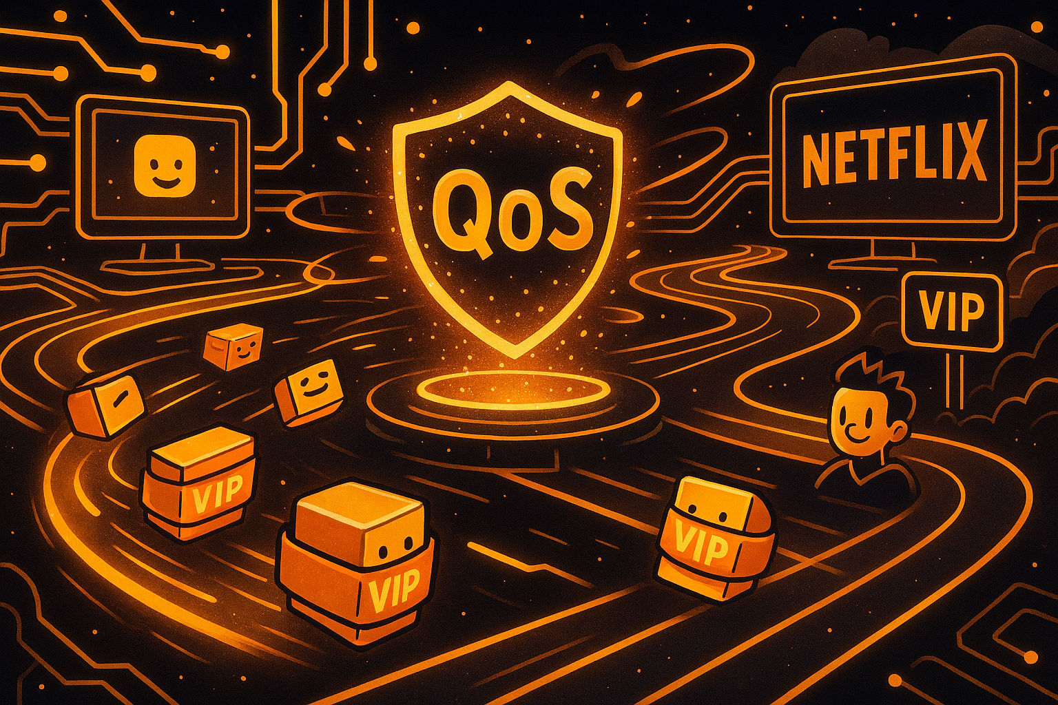 💎 QoS and Bandwidth: The VIP Pass of Networks – The Secret Traffic Police of the Internet