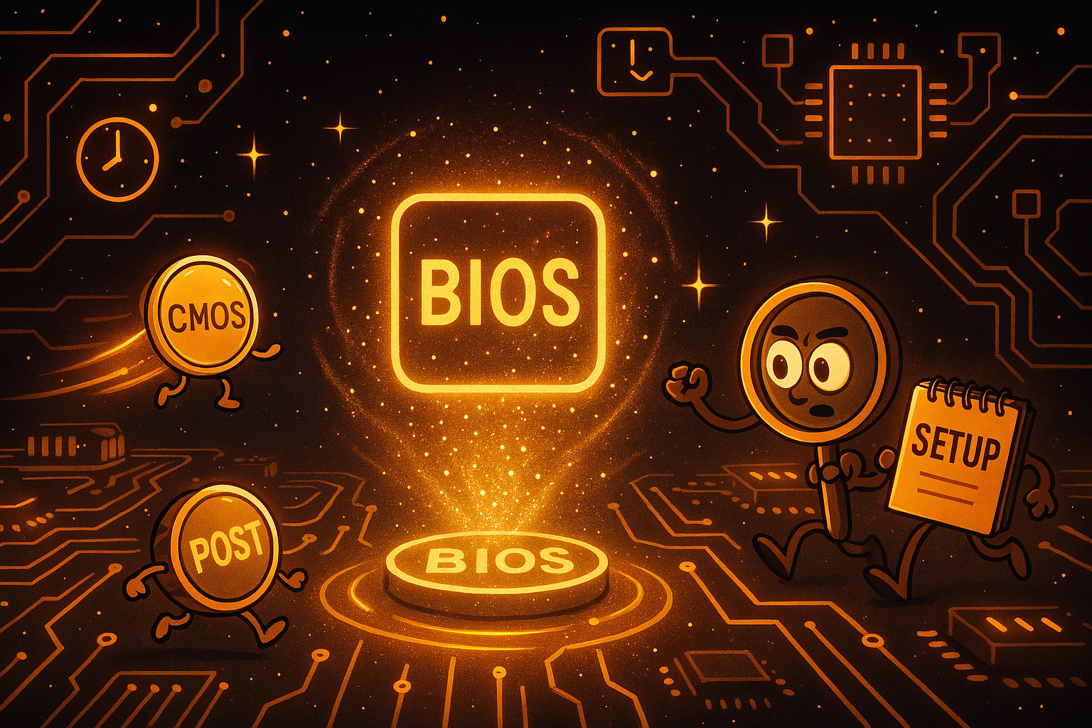 💻 The Basic Components of a Computer: BIOS, CMOS, POST, and Shadowing