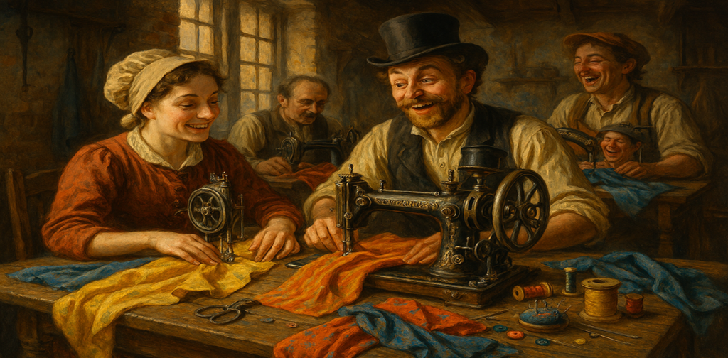 🧵 Sewing Machine: The Silent Hero of Fashion and the Industrial Revolution
