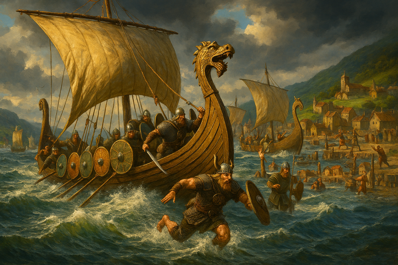 Les Vikings et leurs Voyages en Europe : Conquérants intrépides des mers