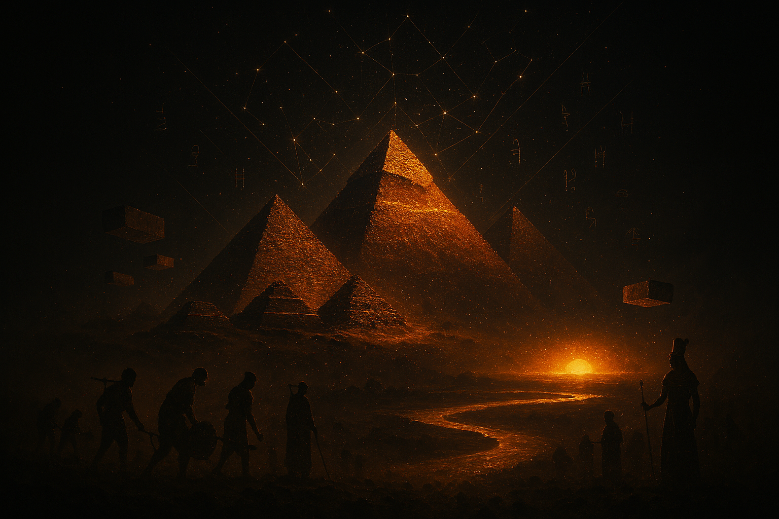 The Mystery of the Egyptian Pyramids: Secrets Written in Stone Blocks 🏺🪨