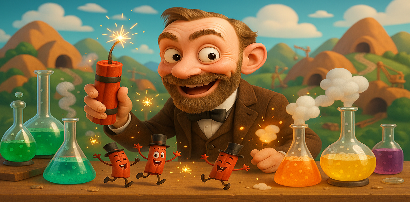 💥 The Invention of Dynamite: Alfred Nobel’s Explosive Genius