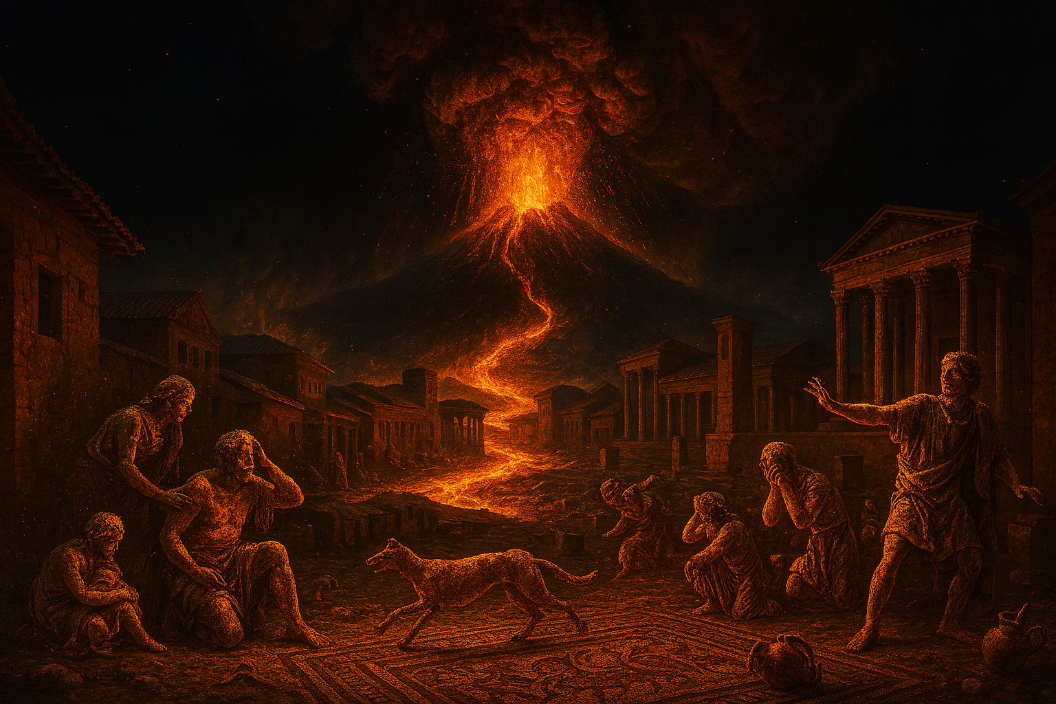 🌋 Pompeii: The Fury of Vesuvius and History’s Frozen Memory