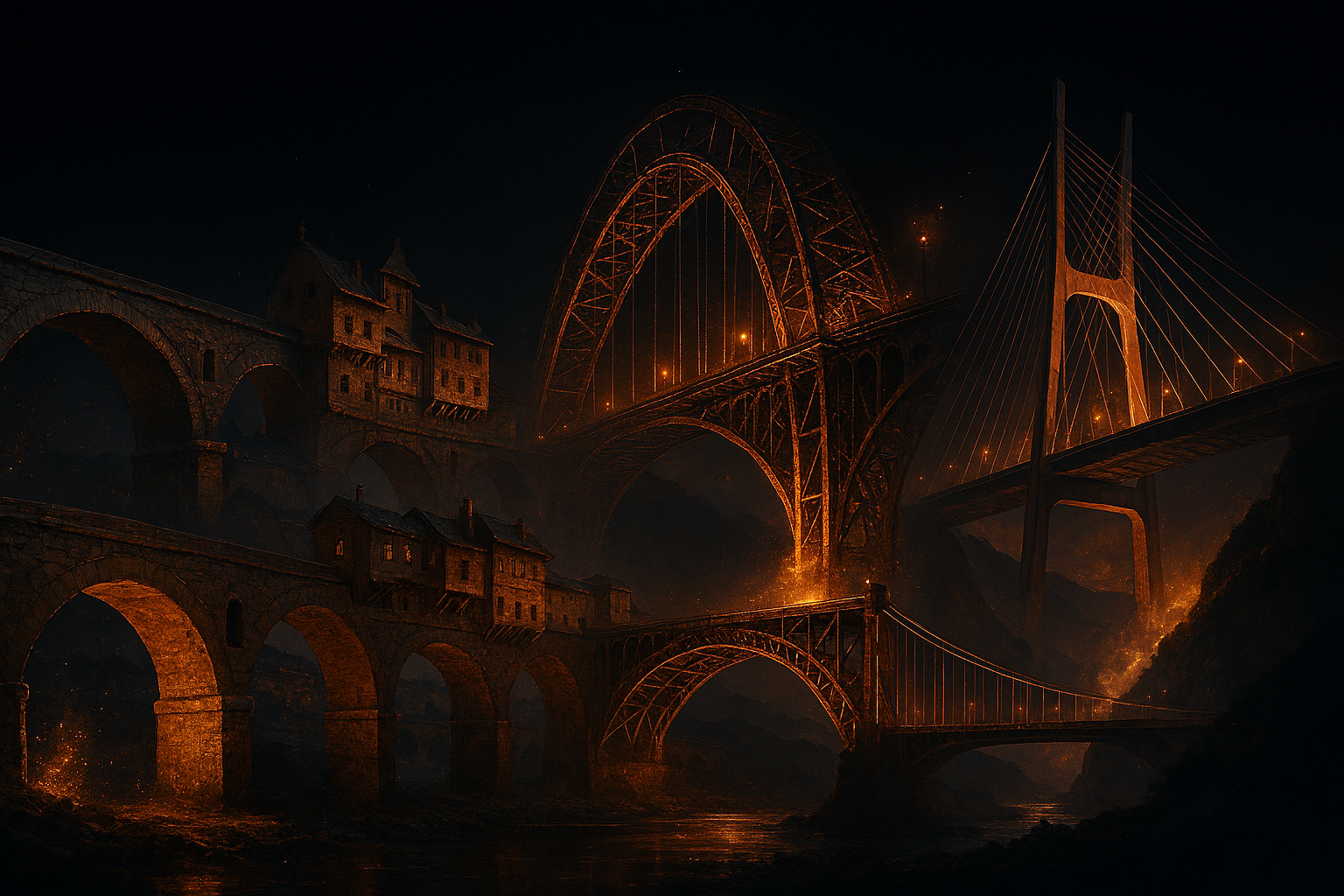 🌉 The Evolution of Bridges: From Stone to Modern Engineering – Humanity’s Revolutionary Invention for Easier Travel