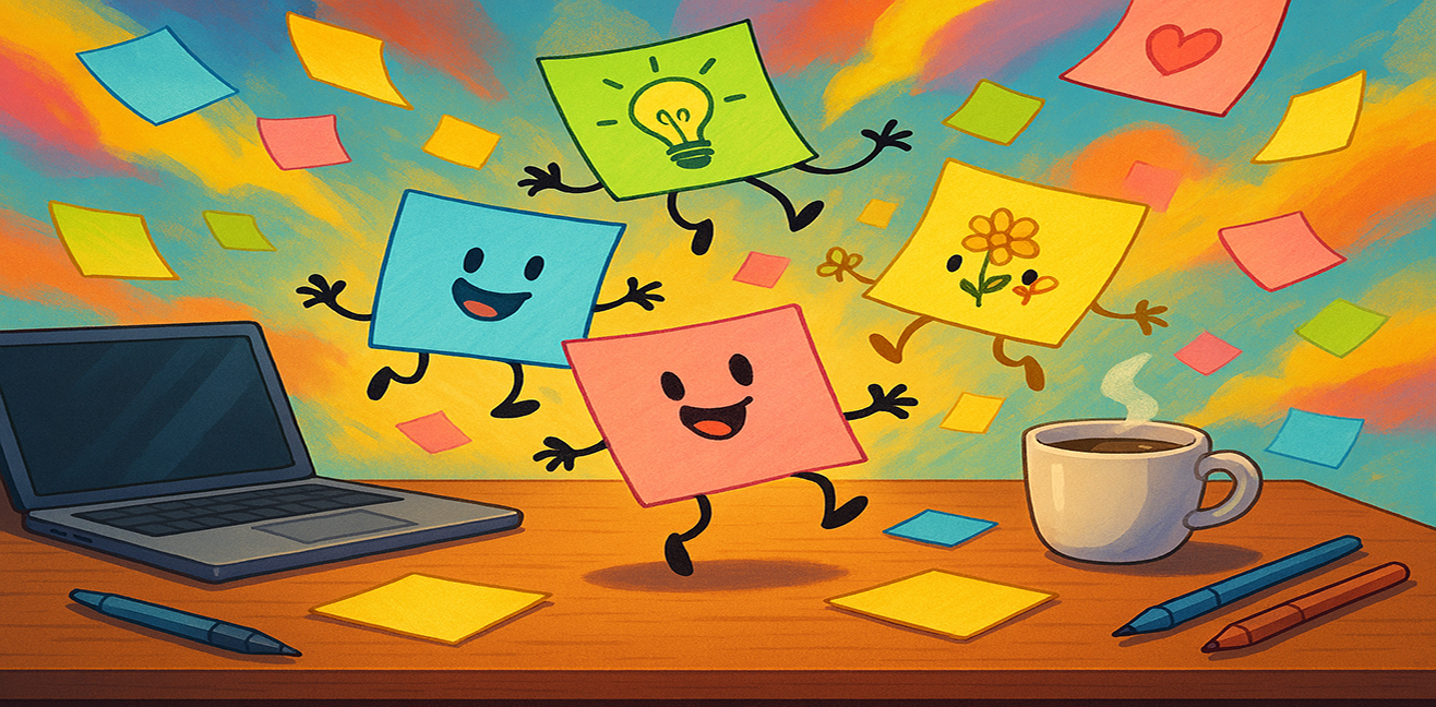 📝 Post-it: Düşünceleri Yakalamanın Yapışkan Kahramanı