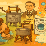 💦 L’invention de la machine à laver : Le héros des tâches ménagères et les drôles de batailles de linge