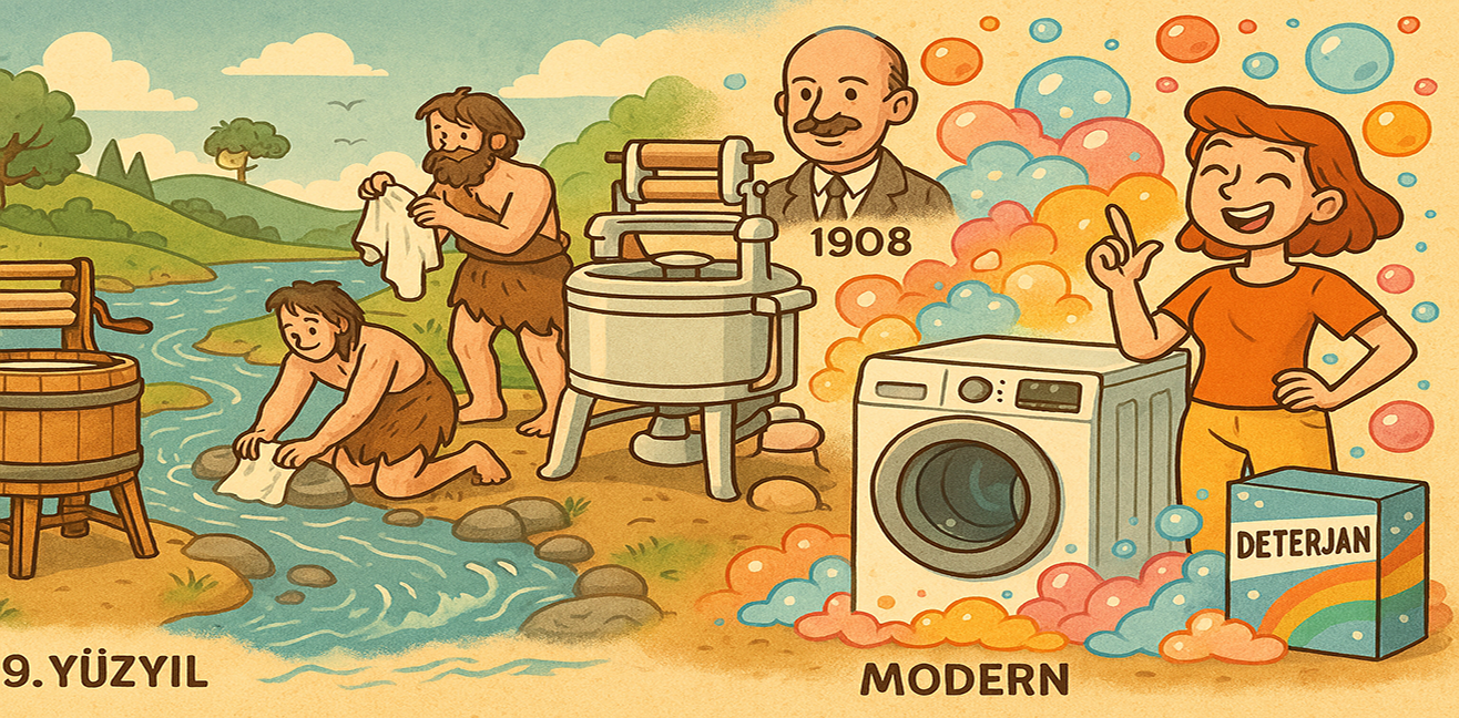 💦 Çamaşır Makinesinin İcadı: Ev İşlerinin Kahramanı ve Komik Çamaşır Savaşları