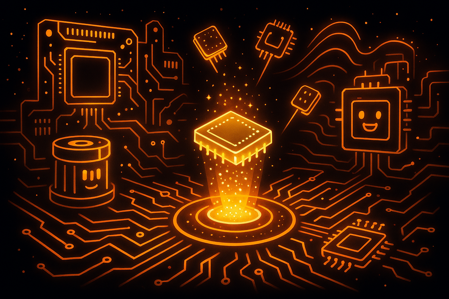 🖥️ The Evolution of Computer Chips in 50 Years: How Tiny Silicon Brains Changed the World