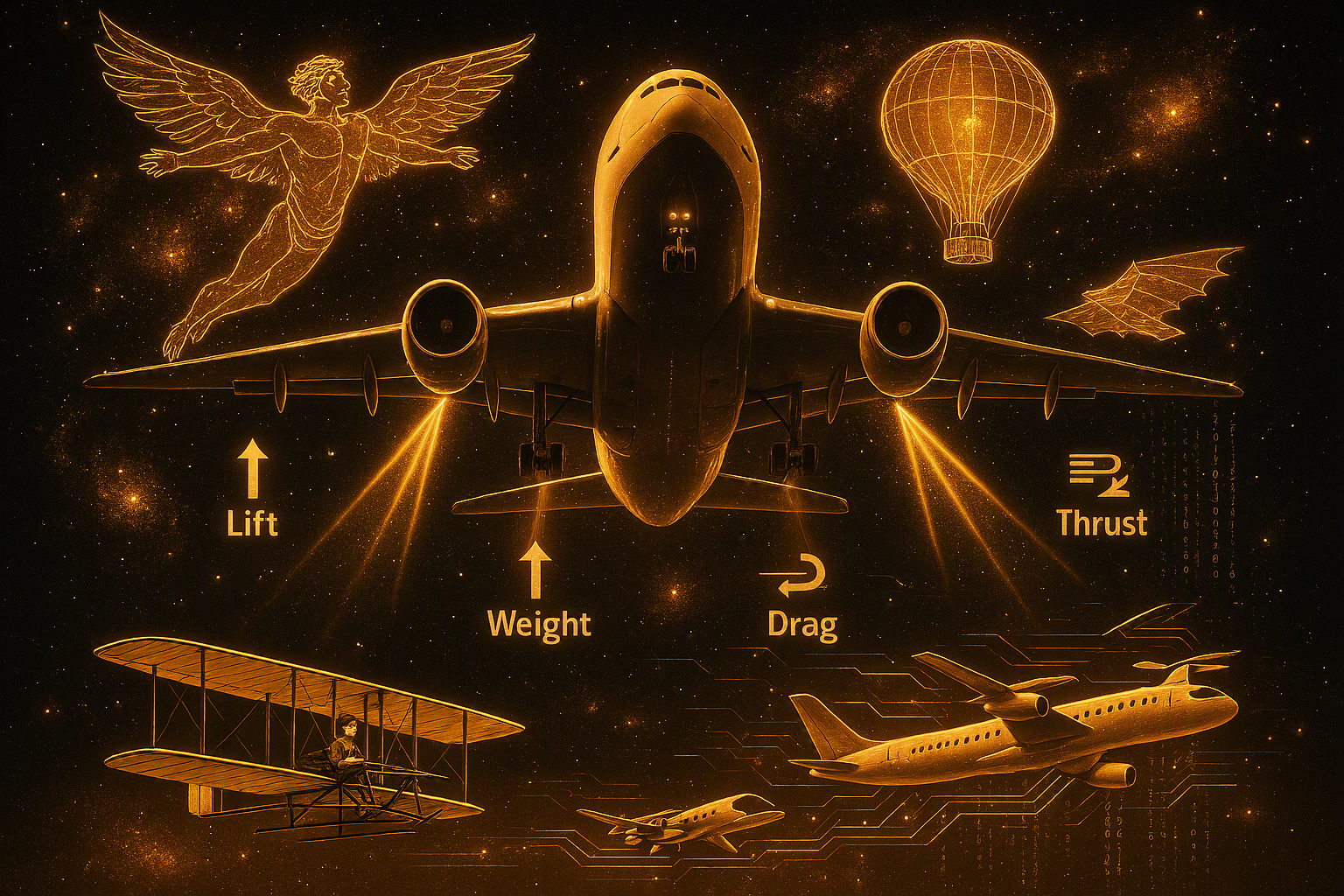 ✈️ From Dreams to Flying Machines: The Incredible History of Aviation