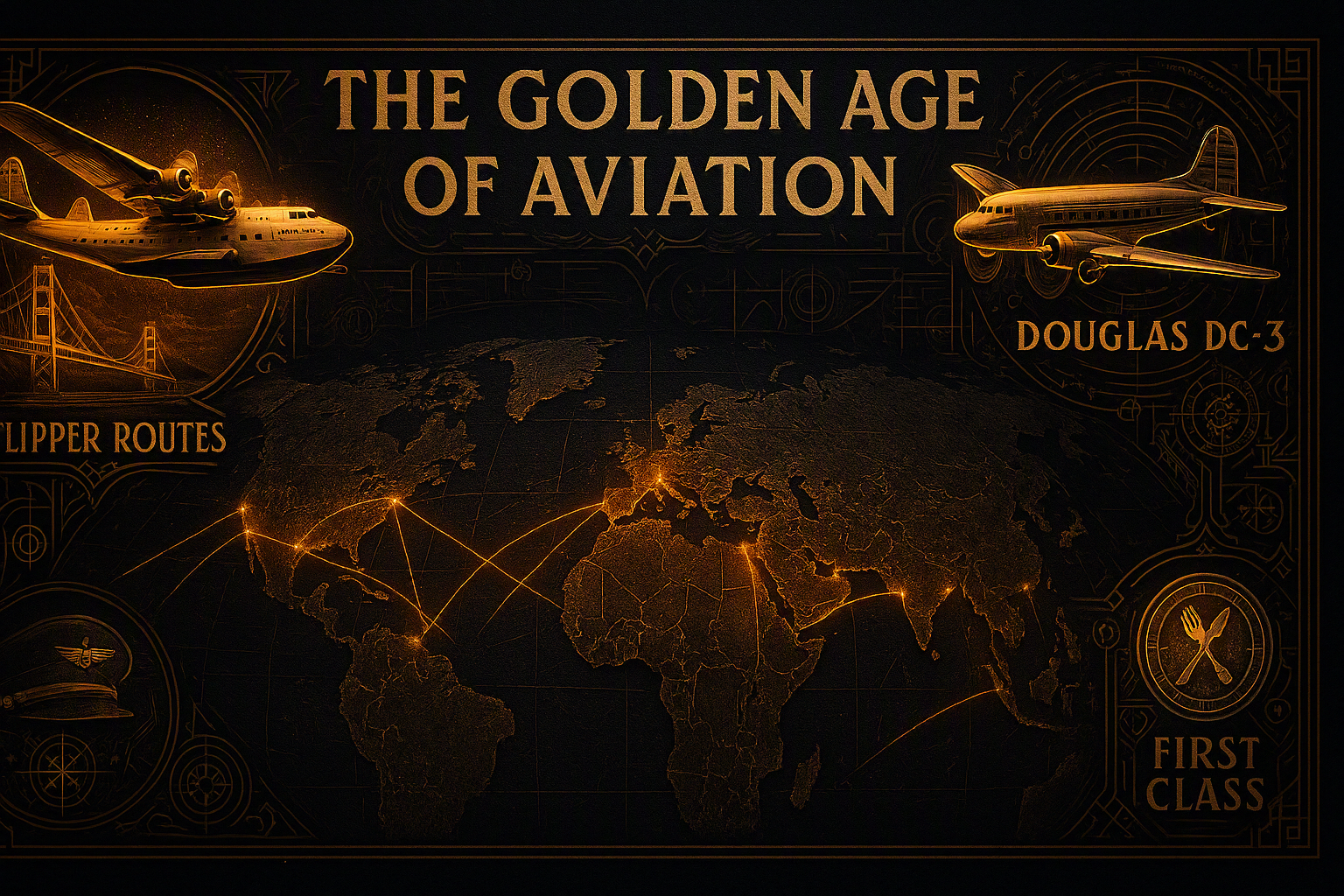 ✈️ The Golden Age of Aviation (1918–1939): How Interwar Innovation Shaped Modern Routes 🌍✨