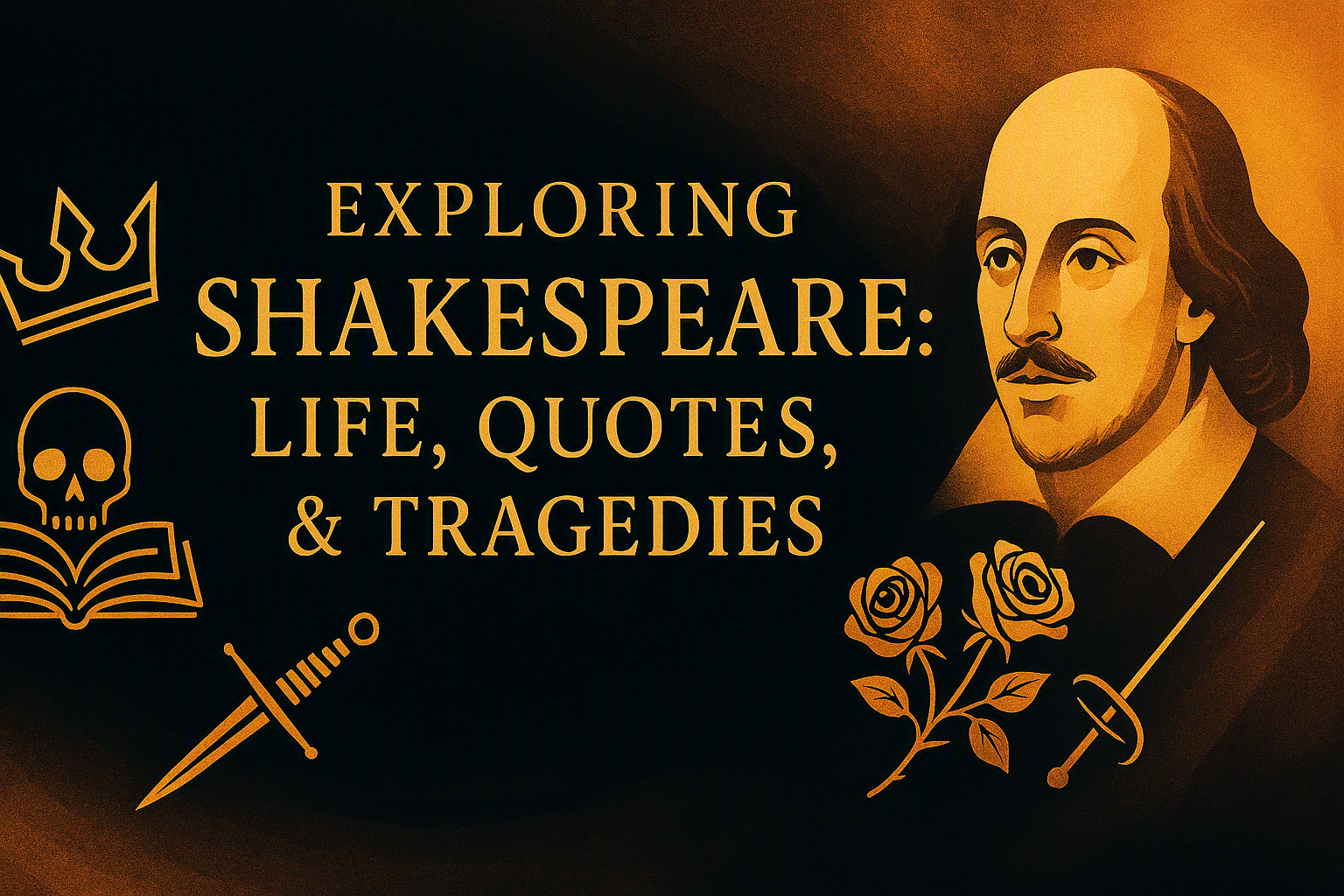 🎭 The Bard Unmasked: Shakespeare’s Life, Iconic Quotes, and His Greatest Tragedies