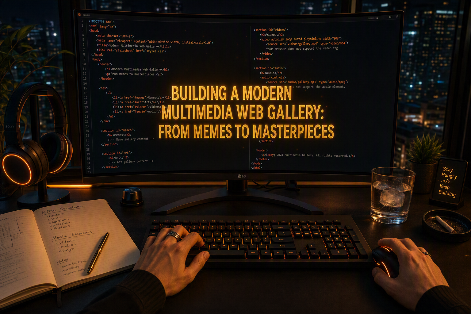 Building a Modern Multimedia Web Gallery: From Memes to Masterpieces 🖼️✨