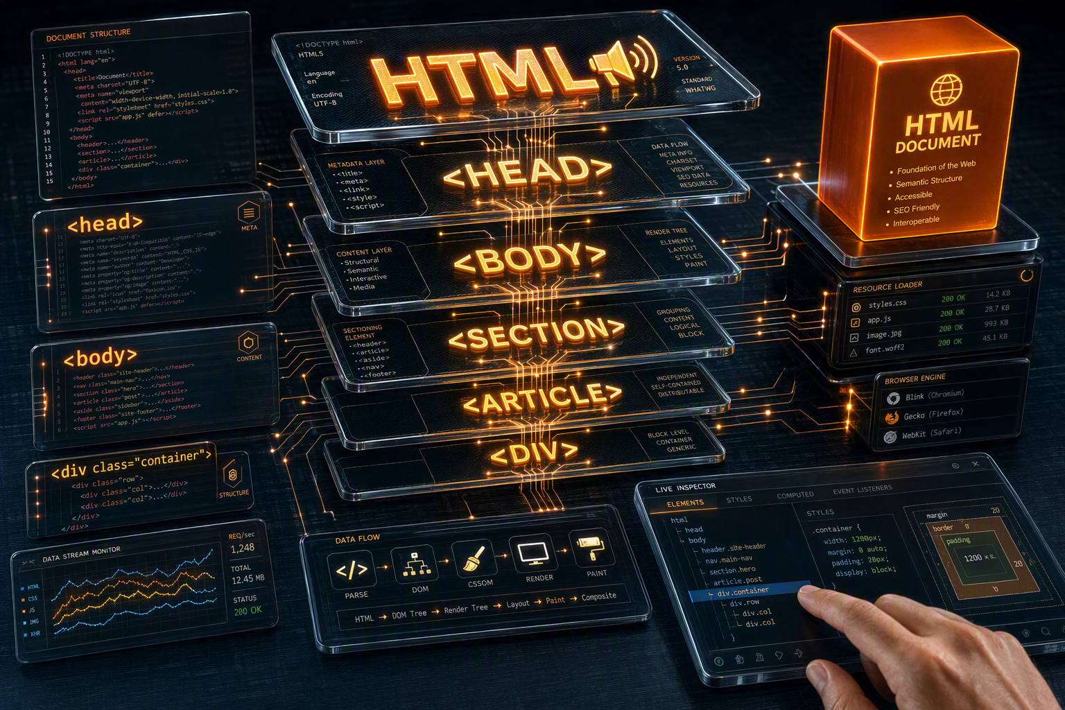 Mastering Text Formatting & Hierarchy in HTML: The Building Blocks of the Web 🧱🎨