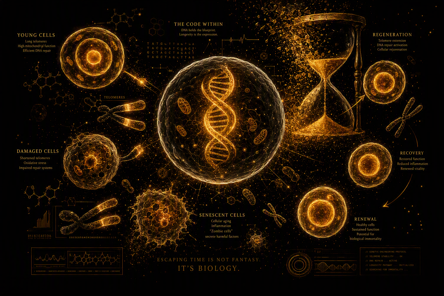 🧬 Can Humans Live Forever? The Science of Aging